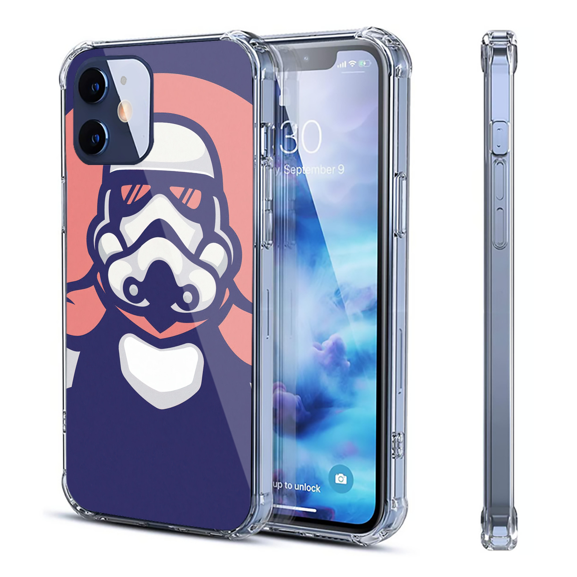 （画像用） スター・ウォーズ Star Wars 【iPhone 12シリーズ対応】透明スマホケース（クリアソフトケース）